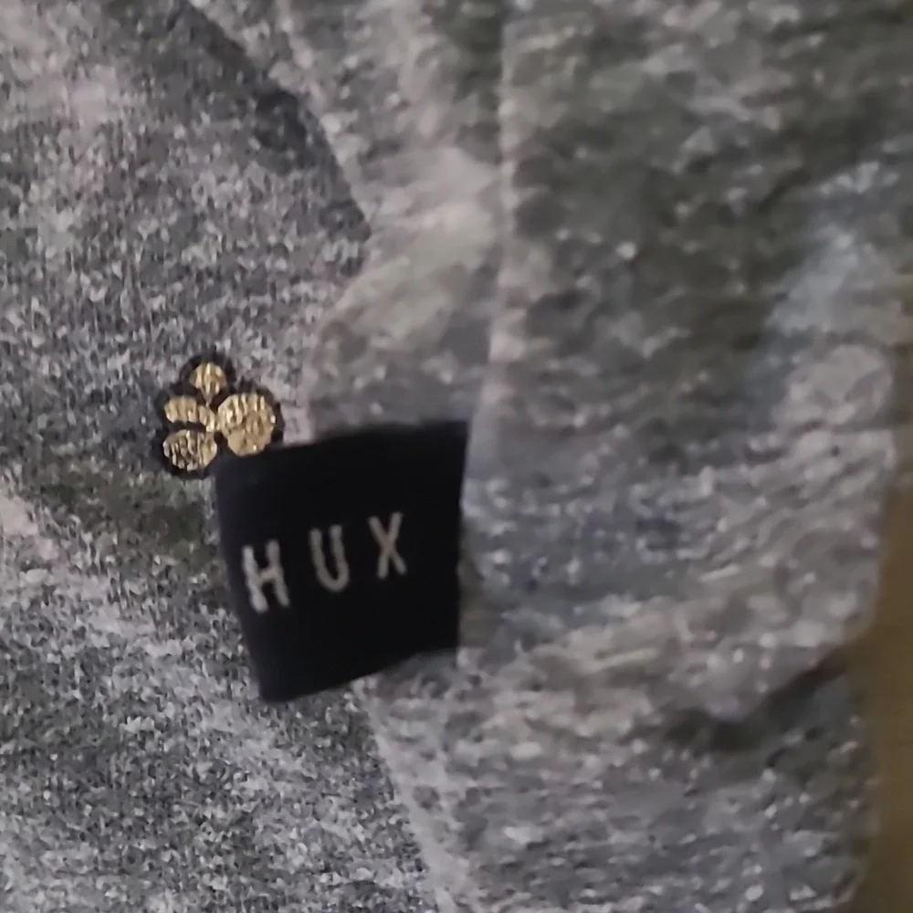 Huxbaby Gray and Gold Kids Dress Size 4